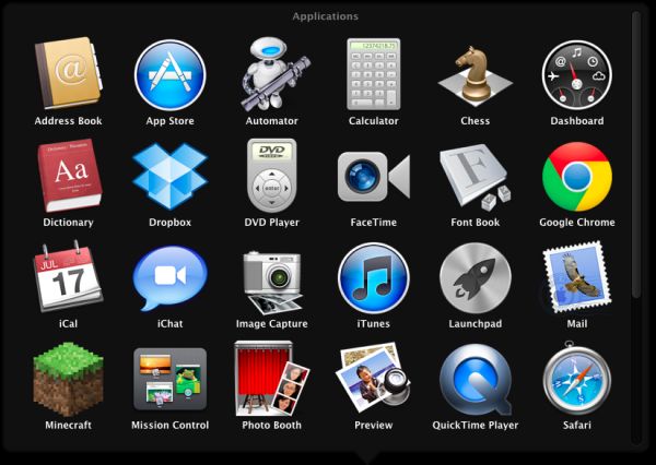 add apps to folder in mission control for mac